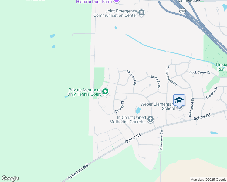 map of restaurants, bars, coffee shops, grocery stores, and more near 1277 Lake Shore Dr in Iowa City