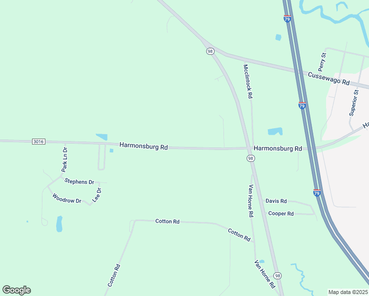 map of restaurants, bars, coffee shops, grocery stores, and more near 16350 Sr3016 in Meadville