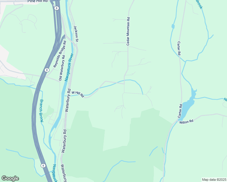 map of restaurants, bars, coffee shops, grocery stores, and more near 218 West Hill Road in Thomaston