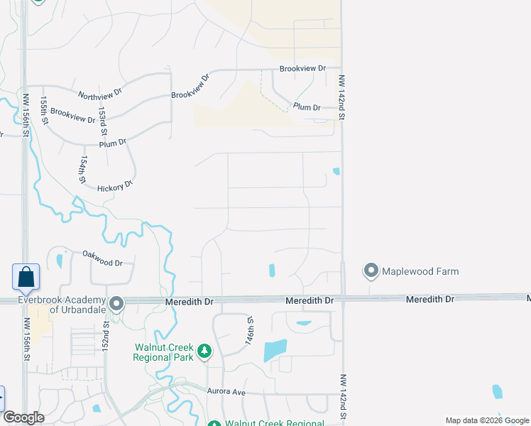 map of restaurants, bars, coffee shops, grocery stores, and more near 14518 Sutton Drive in Urbandale