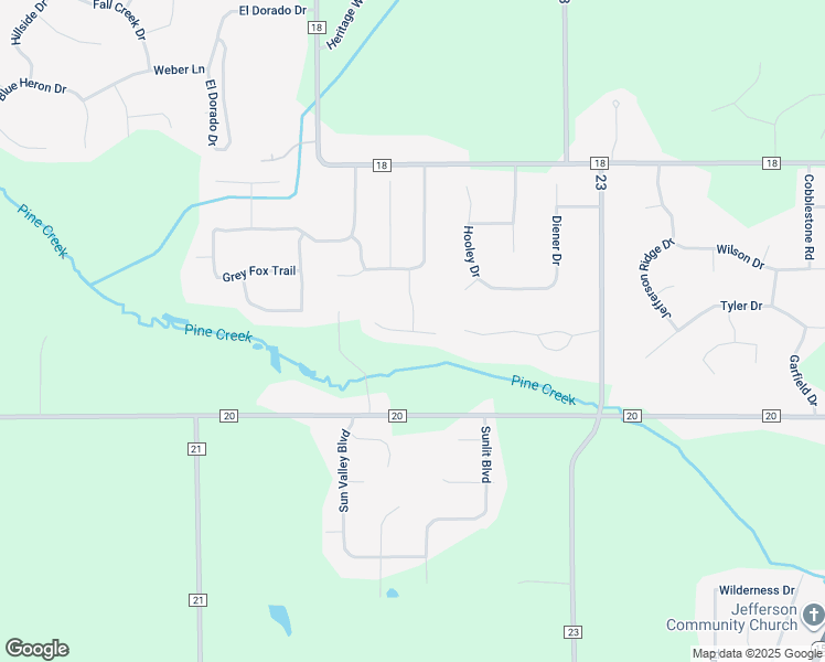 map of restaurants, bars, coffee shops, grocery stores, and more near 19547 Gentle Stream Circle in Goshen