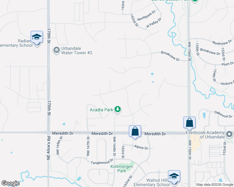 map of restaurants, bars, coffee shops, grocery stores, and more near in Urbandale