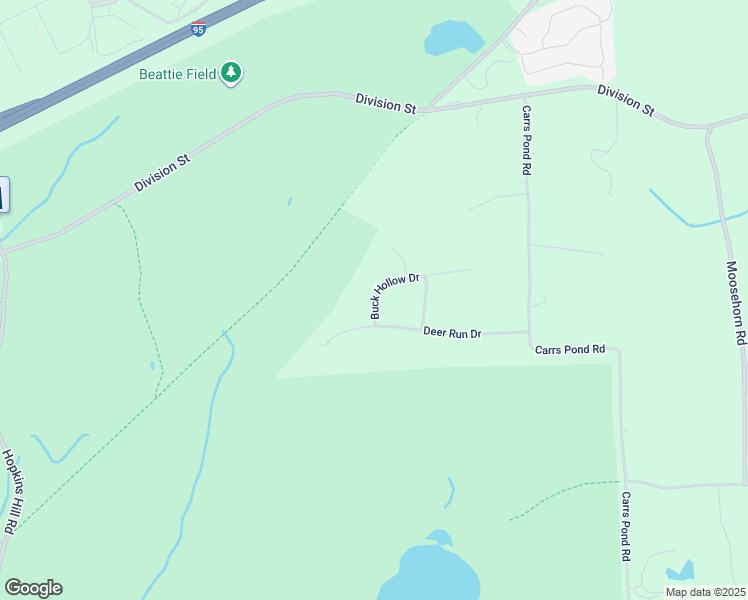 map of restaurants, bars, coffee shops, grocery stores, and more near 16 Buck Hollow Drive in West Greenwich