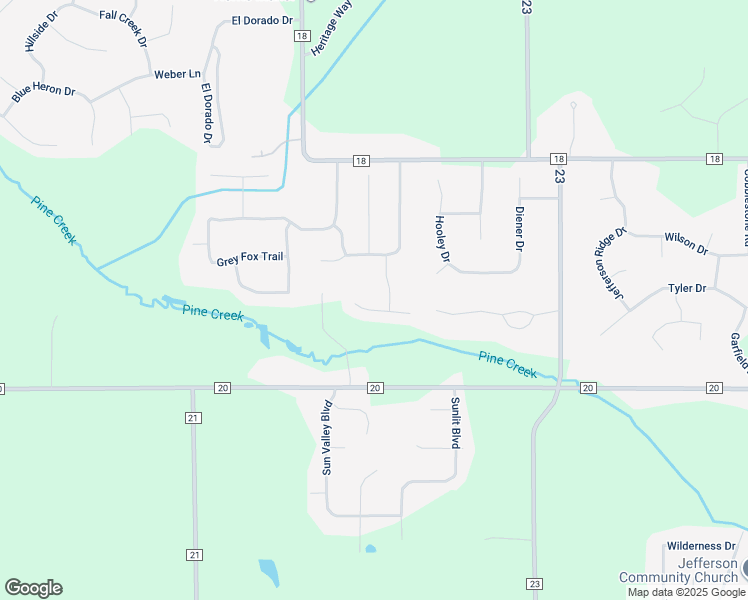 map of restaurants, bars, coffee shops, grocery stores, and more near 19547-19571 Gentle Stream Circle in Goshen