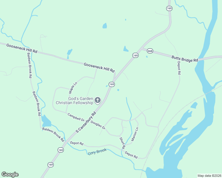 map of restaurants, bars, coffee shops, grocery stores, and more near 546 South Canterbury Road in Canterbury