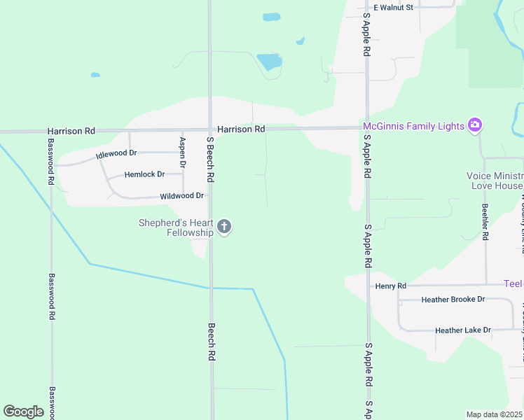 map of restaurants, bars, coffee shops, grocery stores, and more near 58271 Dragonfly Court in Osceola