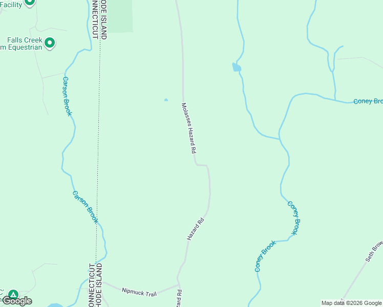 map of restaurants, bars, coffee shops, grocery stores, and more near 1 Molasses Hazard Road in West Greenwich