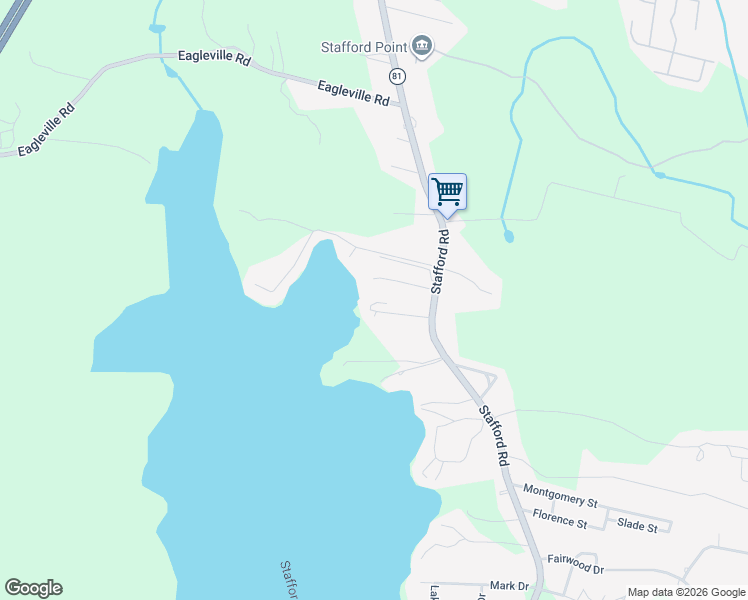 map of restaurants, bars, coffee shops, grocery stores, and more near 491 Stafford Road in Tiverton