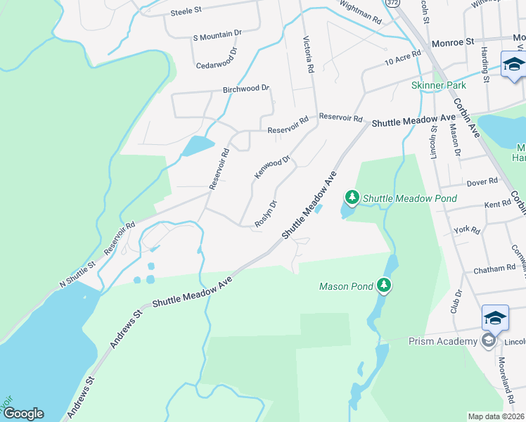map of restaurants, bars, coffee shops, grocery stores, and more near 200 Kenwood Drive in New Britain