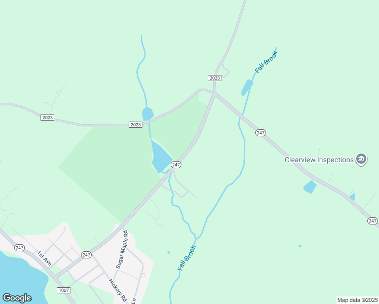 map of restaurants, bars, coffee shops, grocery stores, and more near 6064 Pennsylvania 247 in Susquehanna County