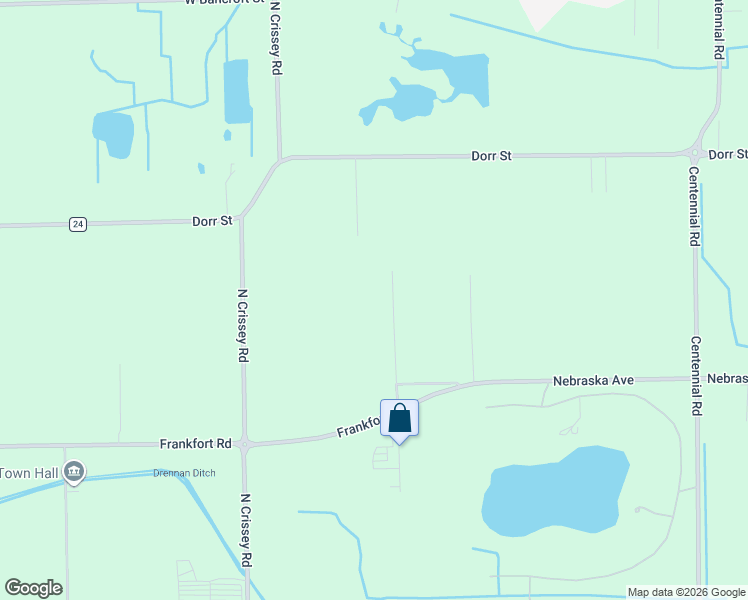 map of restaurants, bars, coffee shops, grocery stores, and more near 821 Glengary Road in Toledo