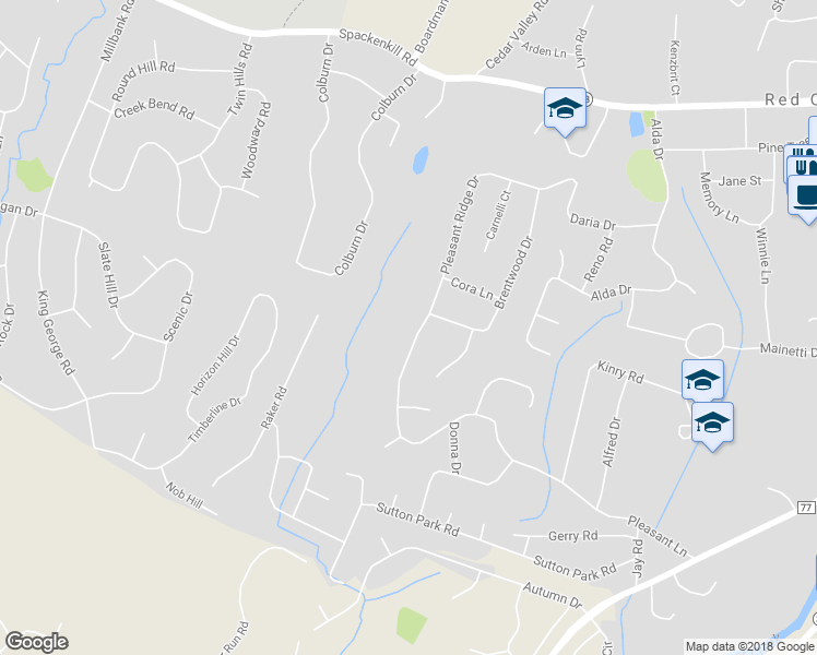 map of restaurants, bars, coffee shops, grocery stores, and more near 33 Pleasant Ridge Drive in Poughkeepsie