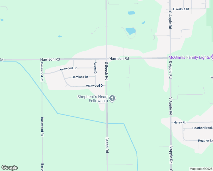 map of restaurants, bars, coffee shops, grocery stores, and more near 11001 Wildwood Drive in Osceola