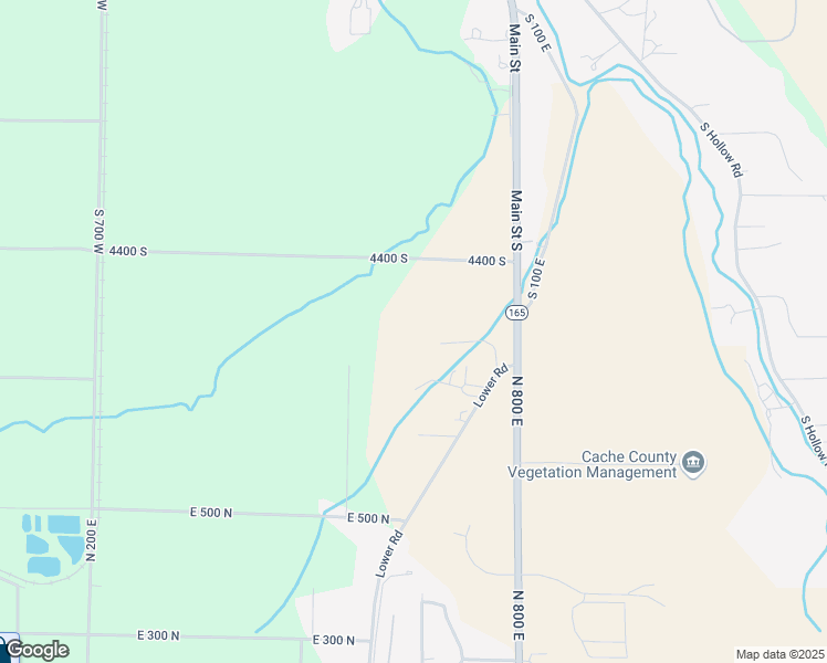 map of restaurants, bars, coffee shops, grocery stores, and more near 633 East 730 North in Hyrum