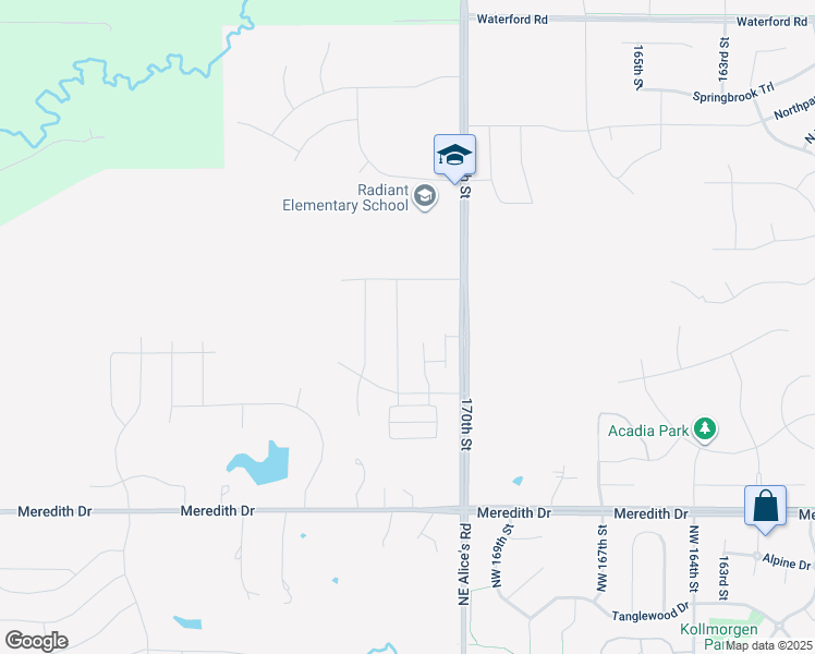 map of restaurants, bars, coffee shops, grocery stores, and more near 17128 Blue Sage Lane in Urbandale