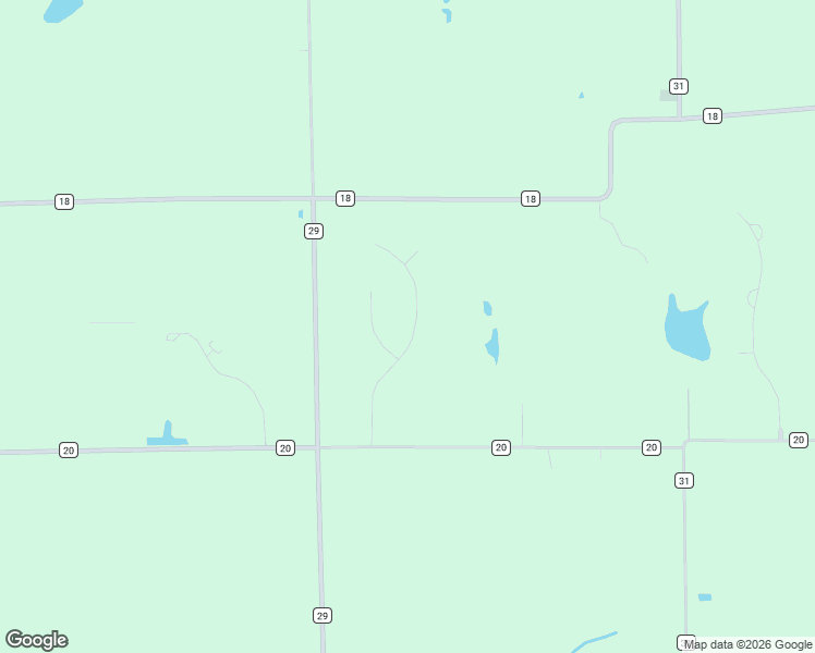 map of restaurants, bars, coffee shops, grocery stores, and more near 58279 Hemminger Drive in Goshen