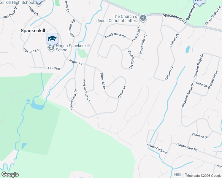 map of restaurants, bars, coffee shops, grocery stores, and more near 35 Slate Hill Drive in Poughkeepsie