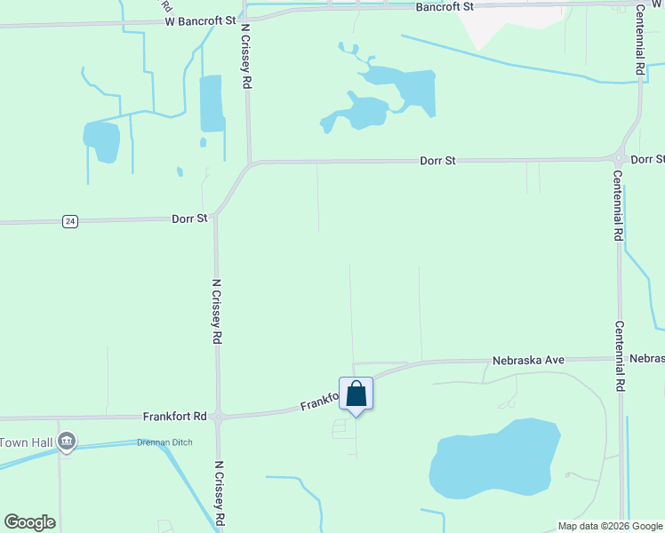 map of restaurants, bars, coffee shops, grocery stores, and more near 821 Glengary Road in Toledo