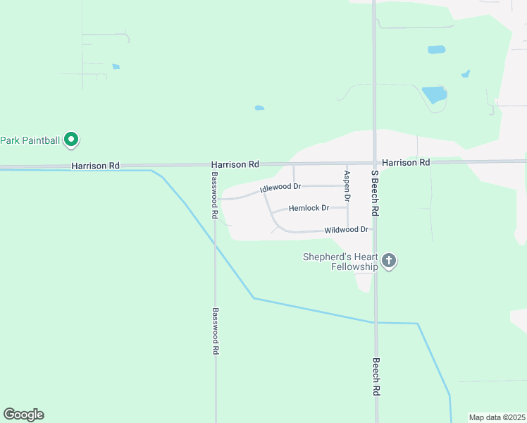 map of restaurants, bars, coffee shops, grocery stores, and more near 58100-58208 Wildwood Dr in Osceola