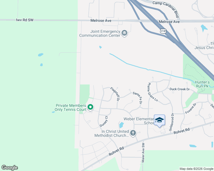 map of restaurants, bars, coffee shops, grocery stores, and more near 1022 Flagstaff Street in Iowa City