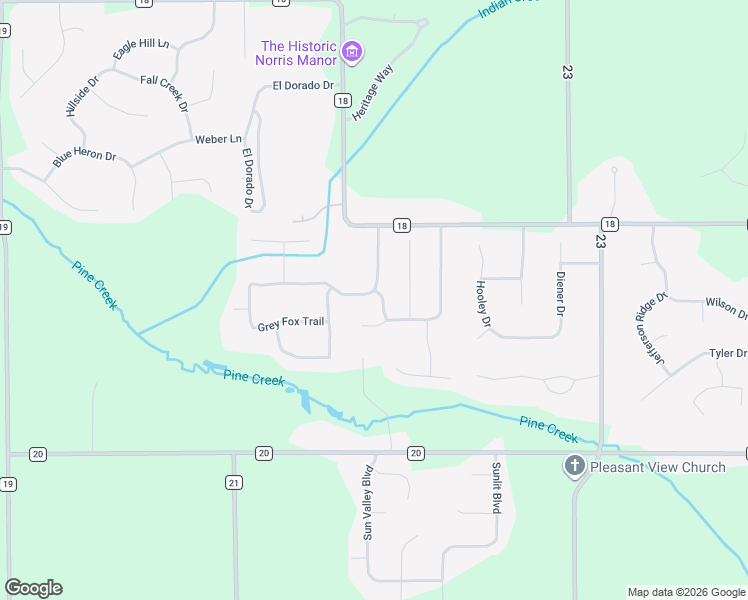 map of restaurants, bars, coffee shops, grocery stores, and more near 58140 Coneflower Dr in Goshen
