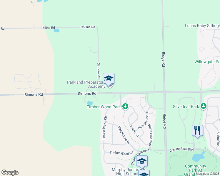 map of restaurants, bars, coffee shops, grocery stores, and more near 27040 West 127th Street in Plainfield