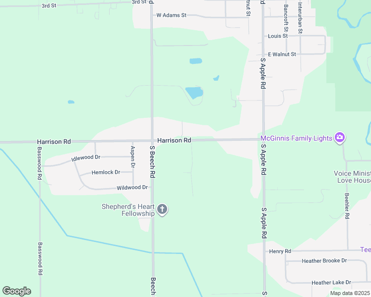 map of restaurants, bars, coffee shops, grocery stores, and more near 10828-10998 Harrison Rd in Osceola