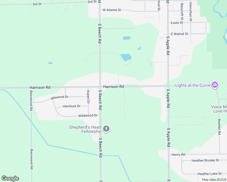 map of restaurants, bars, coffee shops, grocery stores, and more near 10828-10998 Harrison Rd in Osceola