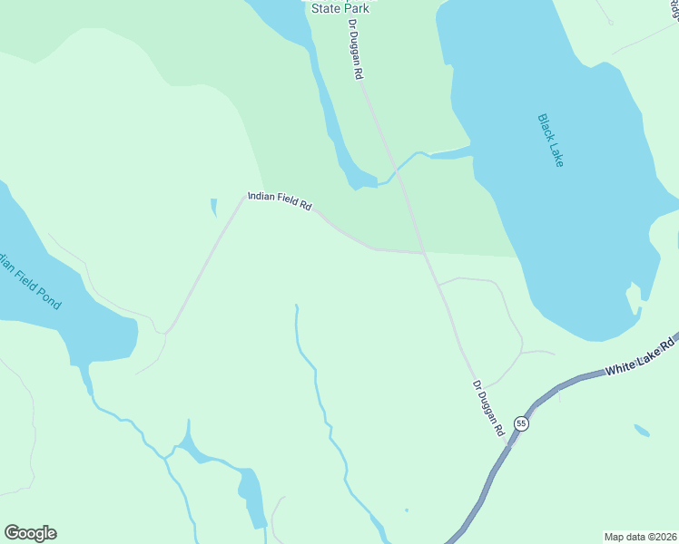 map of restaurants, bars, coffee shops, grocery stores, and more near 51 Indian Field Road in White Lake