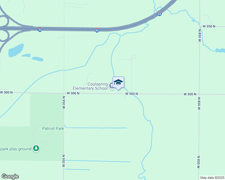 map of restaurants, bars, coffee shops, grocery stores, and more near 9121 West 300 North in Michigan City