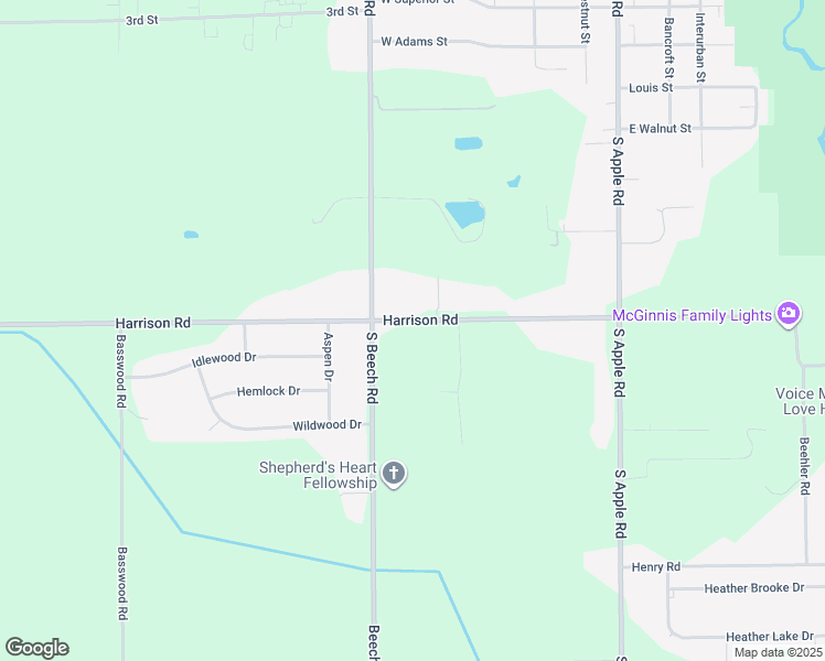 map of restaurants, bars, coffee shops, grocery stores, and more near 10828 Harrison Road in Osceola