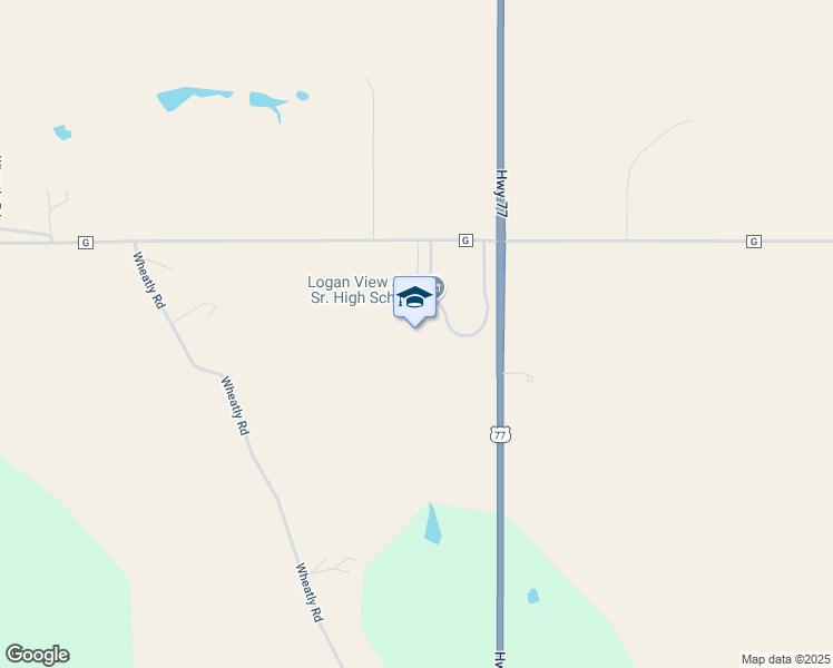 map of restaurants, bars, coffee shops, grocery stores, and more near 2163 County Road G in Hooper