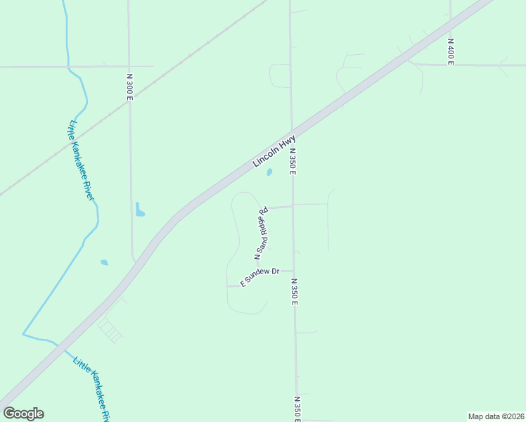 map of restaurants, bars, coffee shops, grocery stores, and more near 3446 North Sand Ridge Road in Rolling Prairie