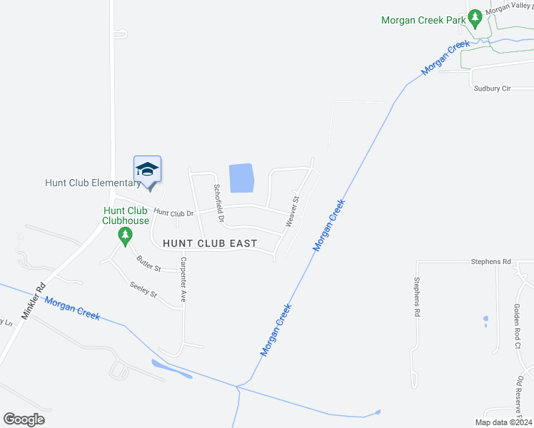 map of restaurants, bars, coffee shops, grocery stores, and more near 4034 Hunt Club Drive in Oswego