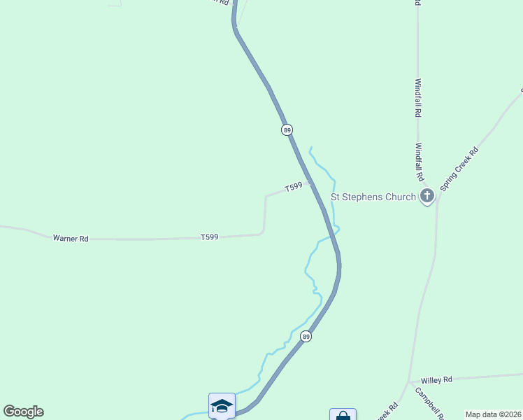 map of restaurants, bars, coffee shops, grocery stores, and more near 44980 Warner Road in Titusville