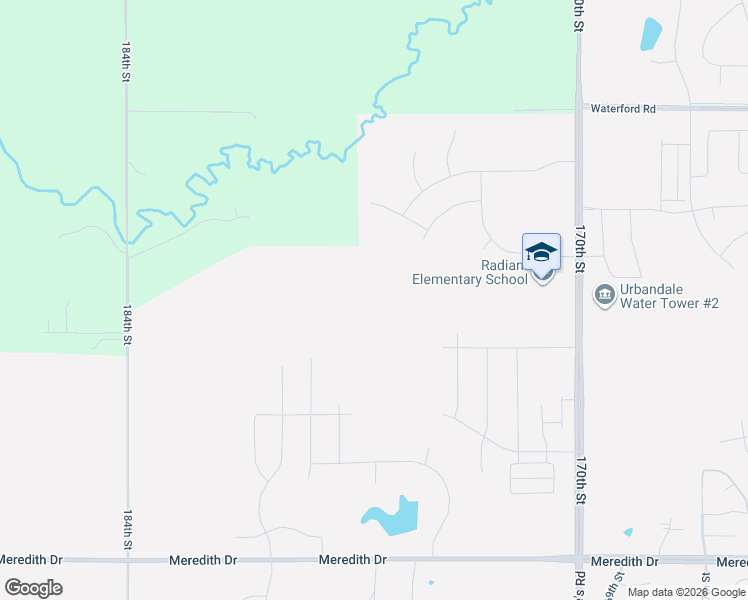 map of restaurants, bars, coffee shops, grocery stores, and more near Sharon Drive in Waukee