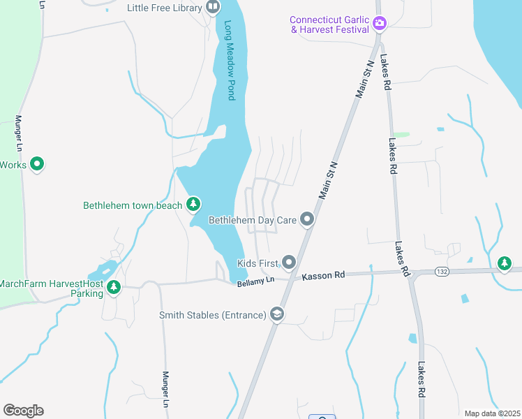 map of restaurants, bars, coffee shops, grocery stores, and more near 51 Kasson Avenue in Bethlehem
