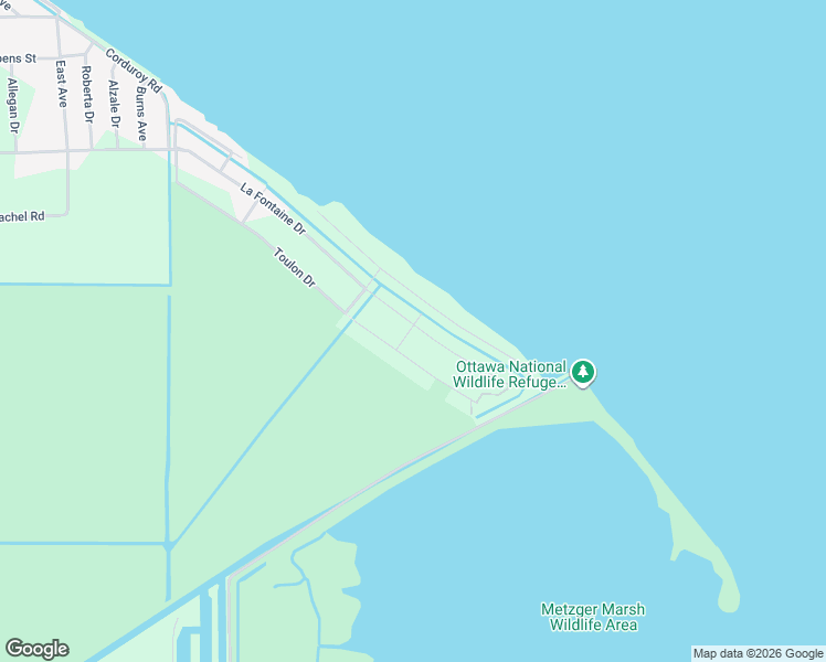 map of restaurants, bars, coffee shops, grocery stores, and more near 12604 La Fontaine Drive in Curtice