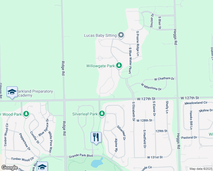 map of restaurants, bars, coffee shops, grocery stores, and more near 279 West 127th Street in Plainfield