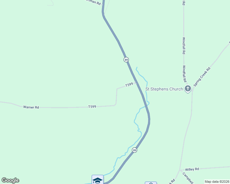 map of restaurants, bars, coffee shops, grocery stores, and more near 43800-44980 Warner Road in Titusville