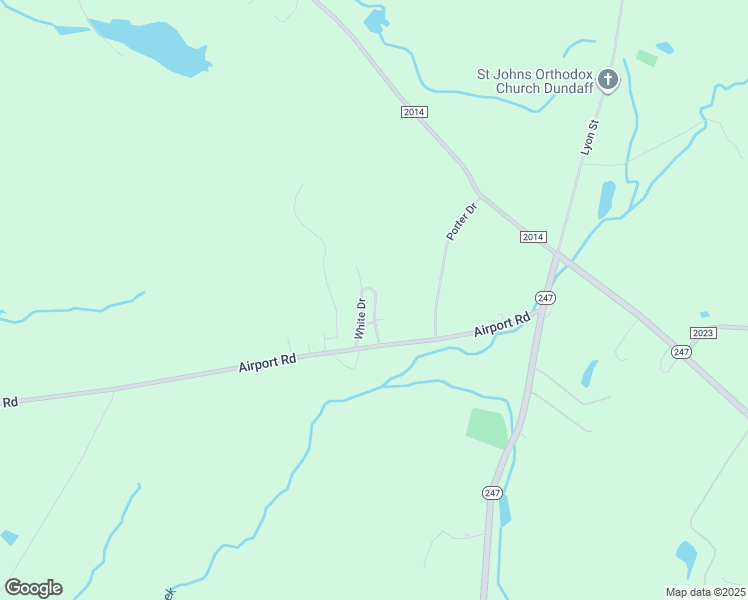 map of restaurants, bars, coffee shops, grocery stores, and more near 2037 Airport Road in Susquehanna County