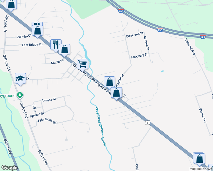 map of restaurants, bars, coffee shops, grocery stores, and more near 843 State Road in Westport