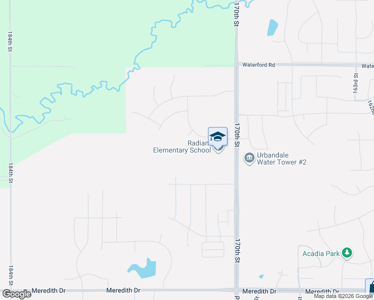 map of restaurants, bars, coffee shops, grocery stores, and more near 5398 170th Street in Waukee