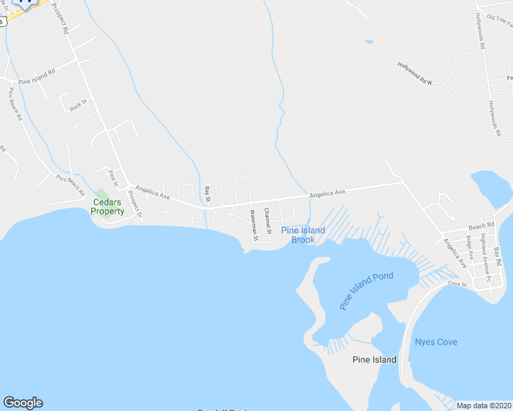 map of restaurants, bars, coffee shops, grocery stores, and more near 44 Angelica Avenue in Mattapoisett