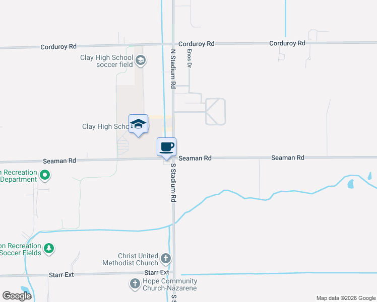 map of restaurants, bars, coffee shops, grocery stores, and more near 10 North Stadium Road in Oregon