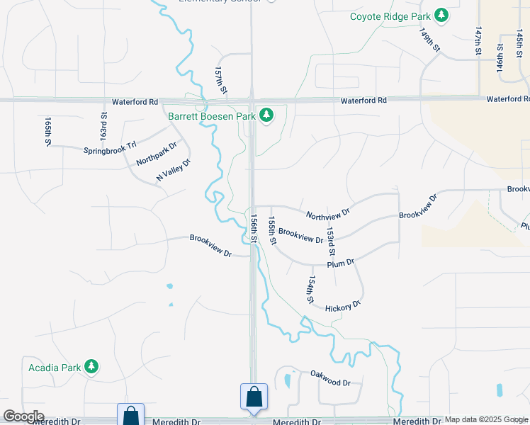 map of restaurants, bars, coffee shops, grocery stores, and more near 15423 Northview Drive in Urbandale
