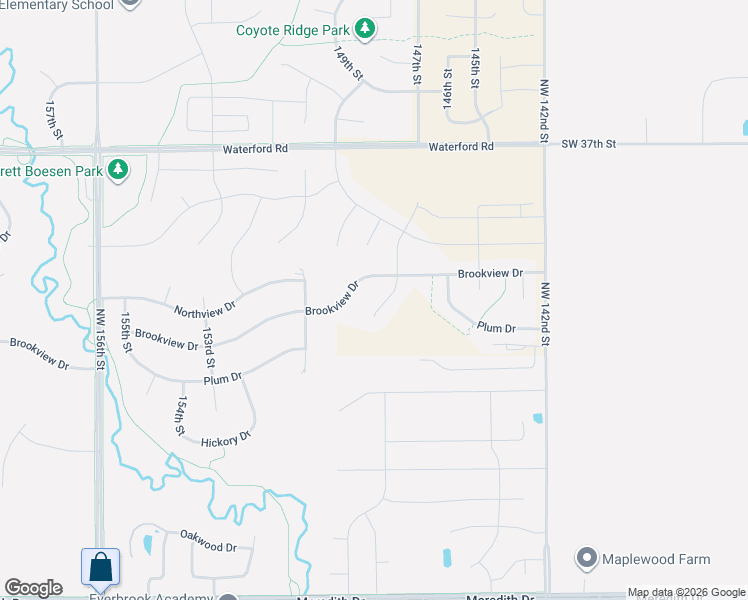 map of restaurants, bars, coffee shops, grocery stores, and more near 4810 147th Street in Urbandale