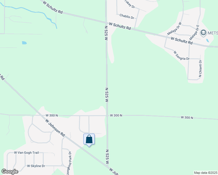 map of restaurants, bars, coffee shops, grocery stores, and more near 3223 North 525 West in La Porte