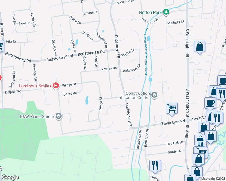 map of restaurants, bars, coffee shops, grocery stores, and more near 155 Evelyn Road in Bristol