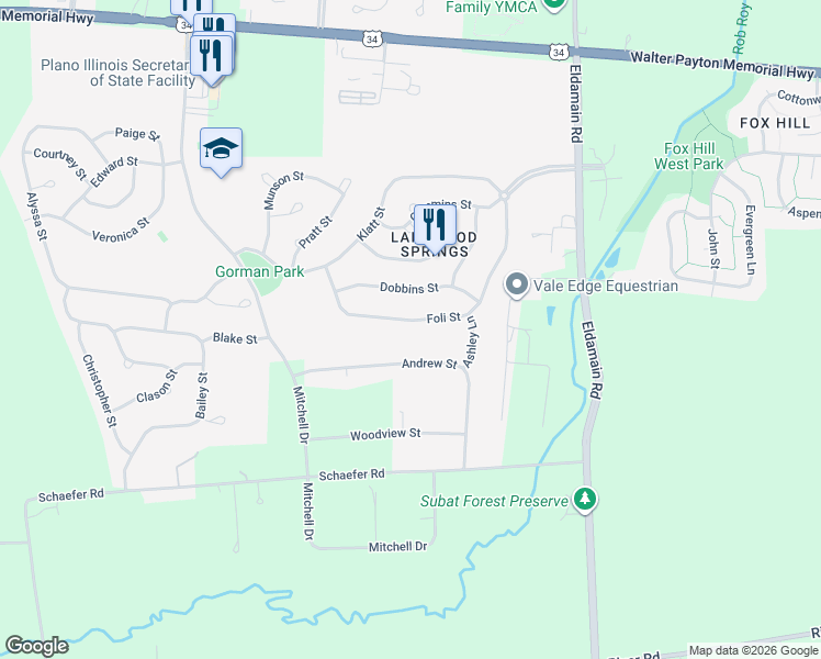 map of restaurants, bars, coffee shops, grocery stores, and more near 4216 Foli Street in Plano